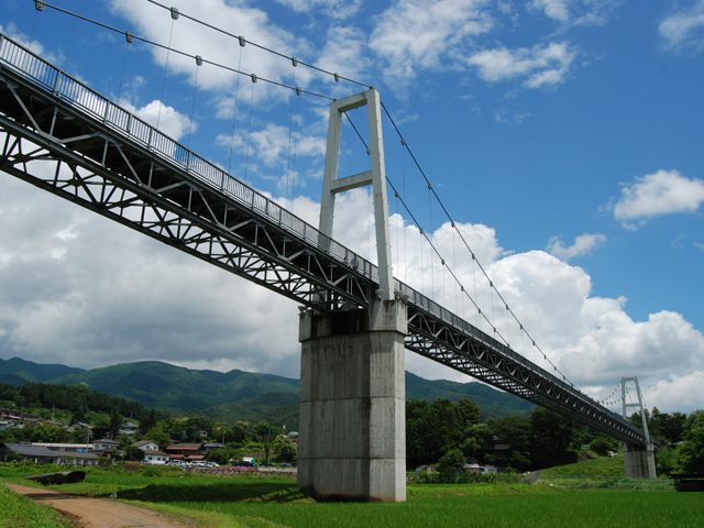 川場村 ふれあい橋の写真